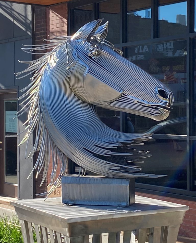 Sturgis is proud to welcome four new sculptures to the Sturgis Artwalk